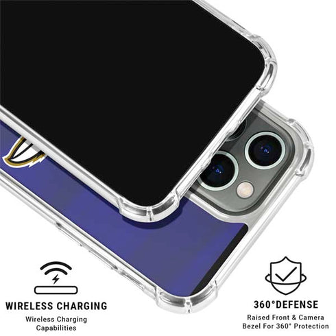 NFL Baltimore Ravens iPhone 16 Pro Clear Case